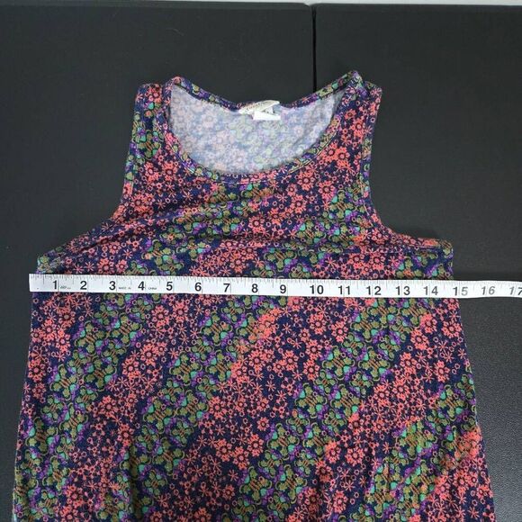 Natural Life Womens Floral Knee Length Dress Size XS Pink Sleeveless Boho Hippie - Picture 6 of 7